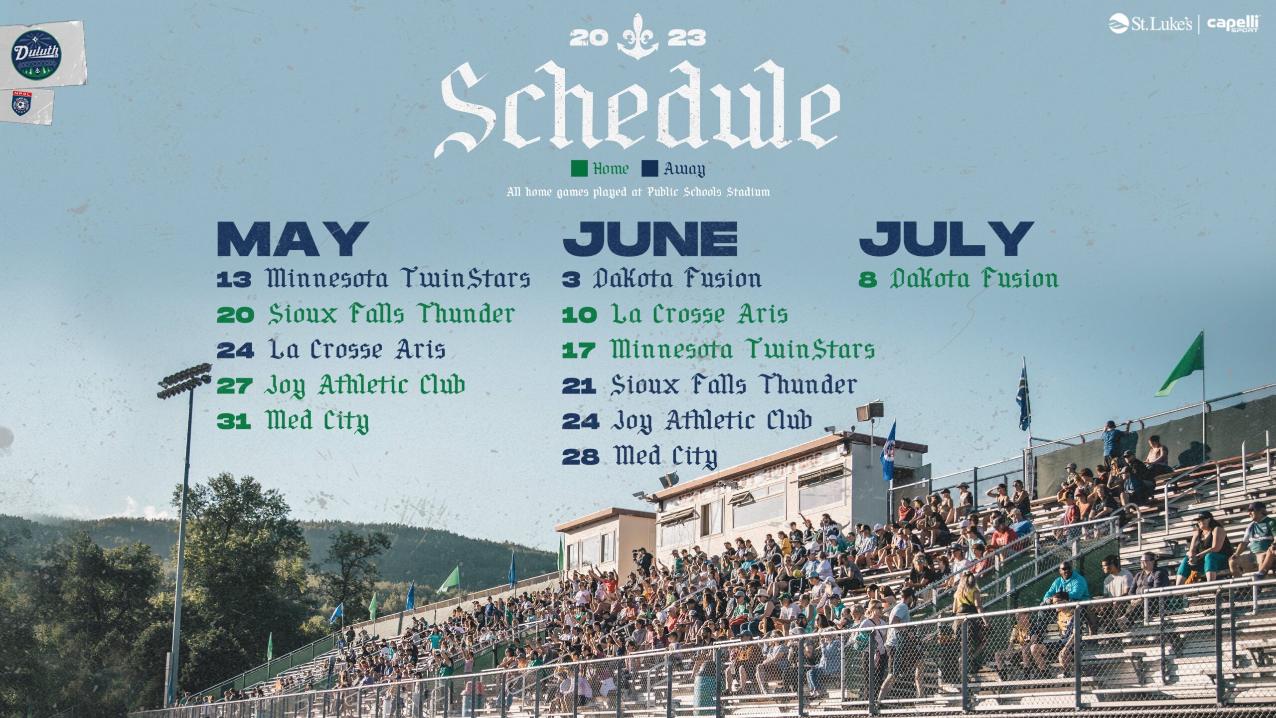 Duluth FC Announces 2023 NPSL Schedule Duluth FC