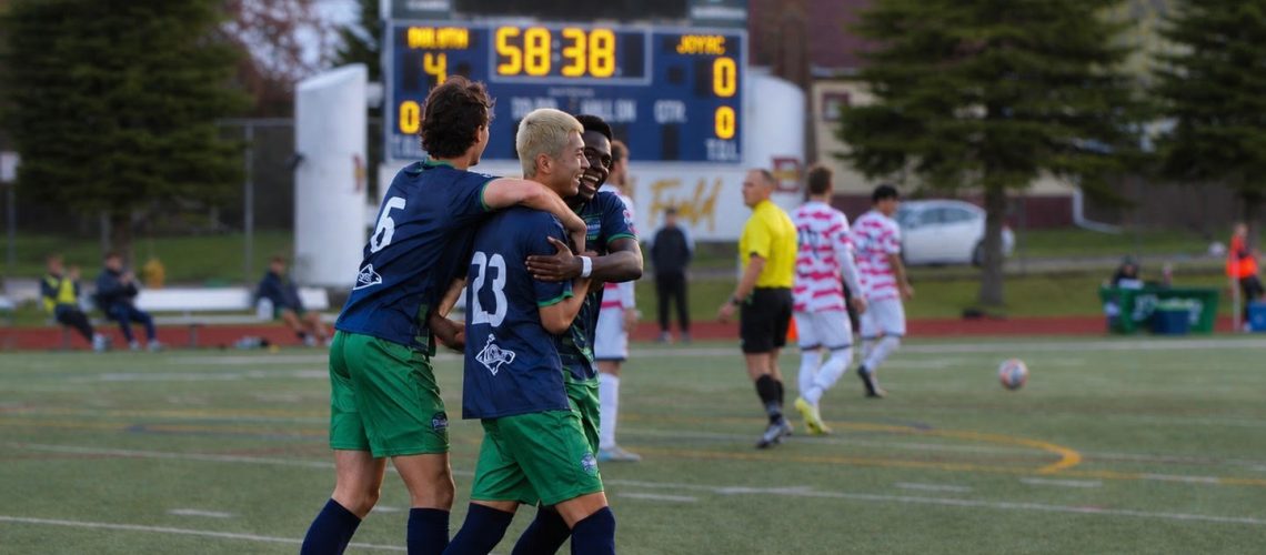 Nazawa and Duluth FC celebrate hat trick